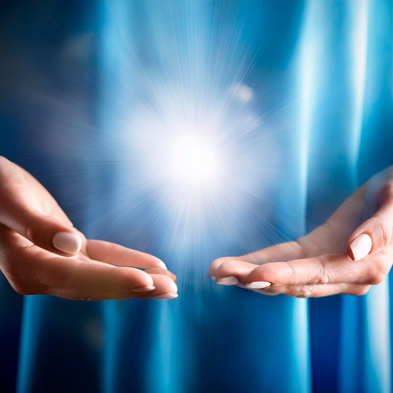 Reiki a distancia manos al centro 1